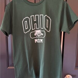 Hanes Women's Green Ohio Mom Tee